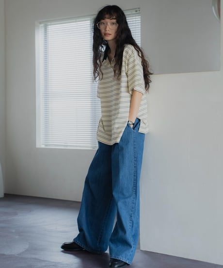 drawstring easy denim