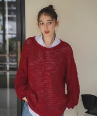 textured crochet knit