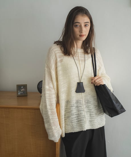 textured crochet knit