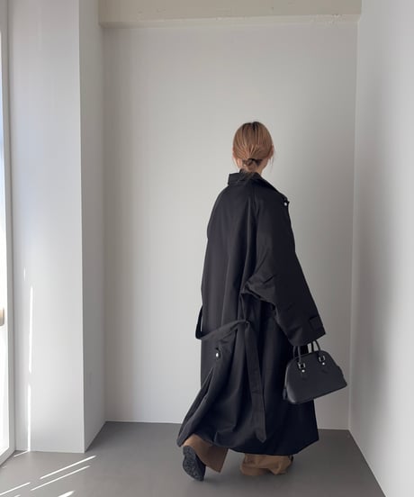 【予約】soutien collar coat - long/3color