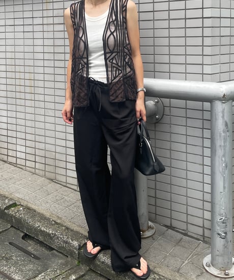 embroidered vest