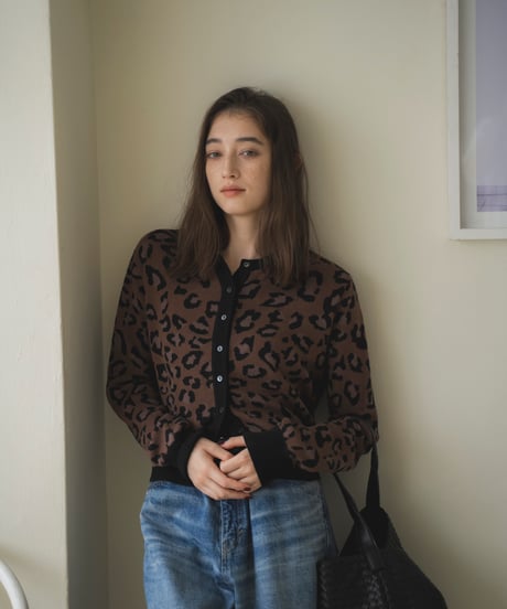 cotton knit cardigan