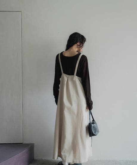 gathered detail velour long sleeve tee