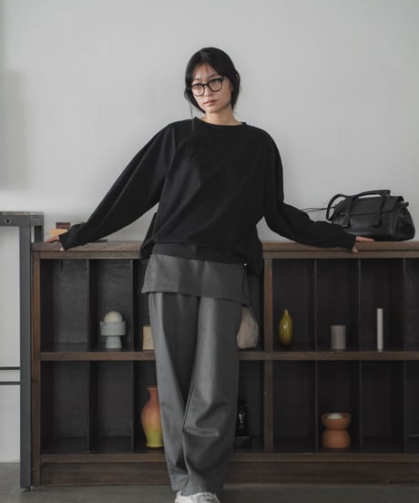 skirt layered pants