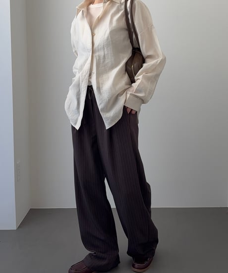 back detail sheer shirt
