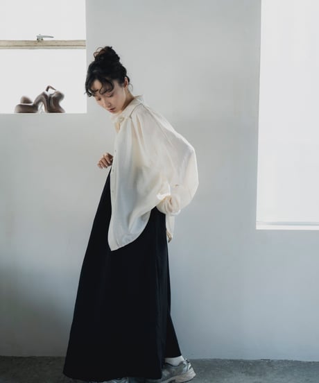 back detail sheer shirt