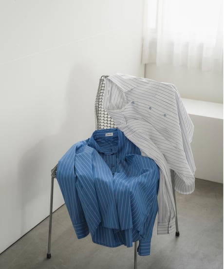 oversized striped shirt