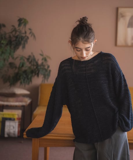 textured crochet knit