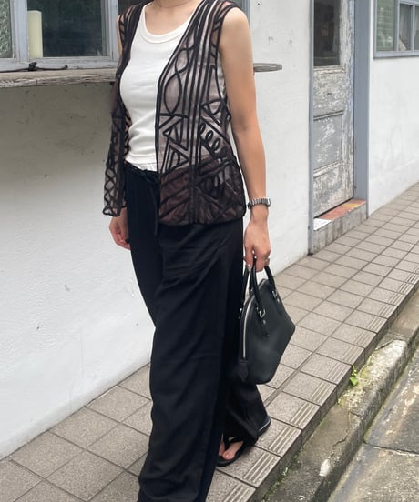 embroidered vest