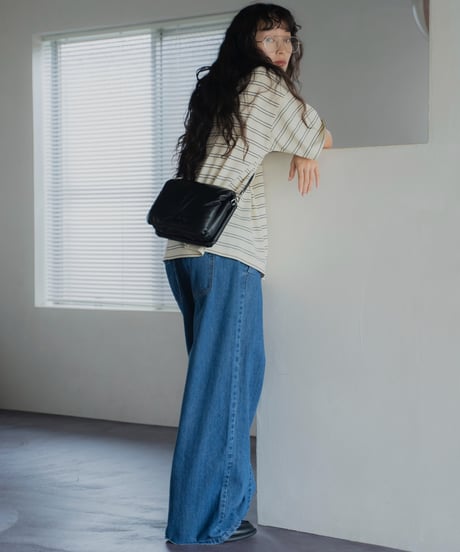 drawstring easy denim