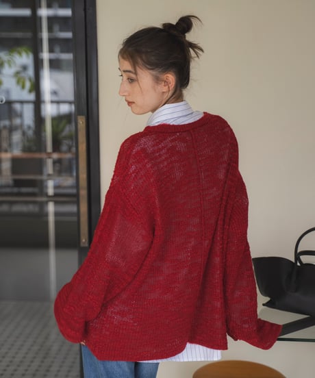 textured crochet knit