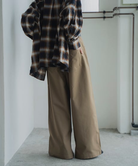 wide chino slacks/3size/3color