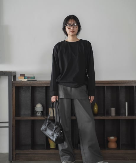 skirt layered pants