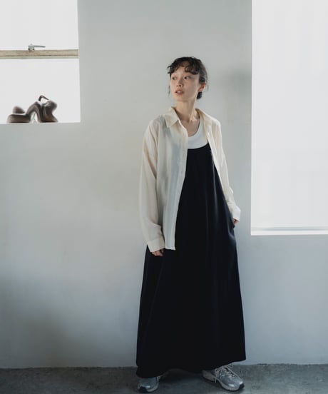 tuck detail sleeveless dress