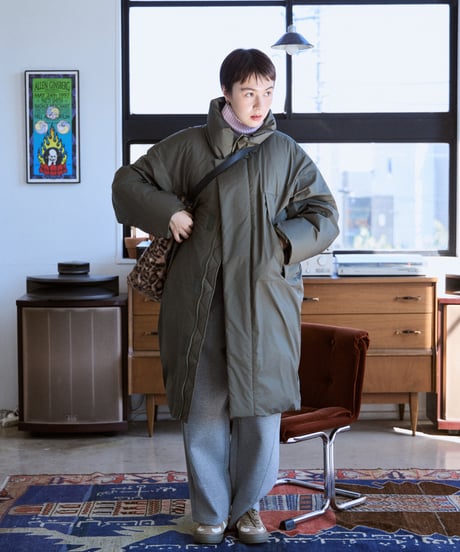 ＜予約販売＞long puffer overcoat/3color