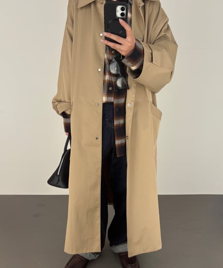 【予約】soutien collar coat - long/3color