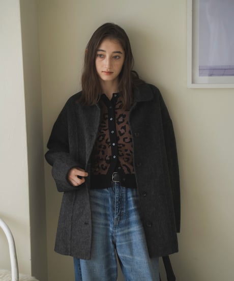 cotton knit cardigan