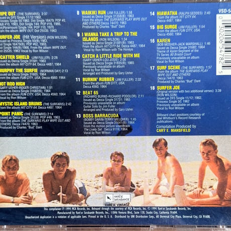THE SURFARIS / Wipe Out! The Best Of The Surfaris