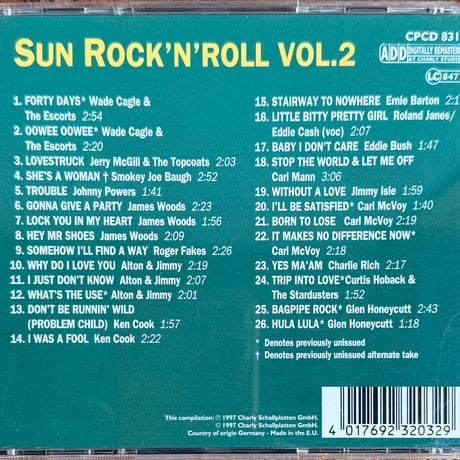 V.A. / Sun Rock 'N' Roll Volume 2