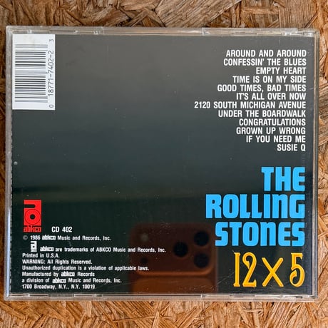 ROLLING STONES / 12 X 5