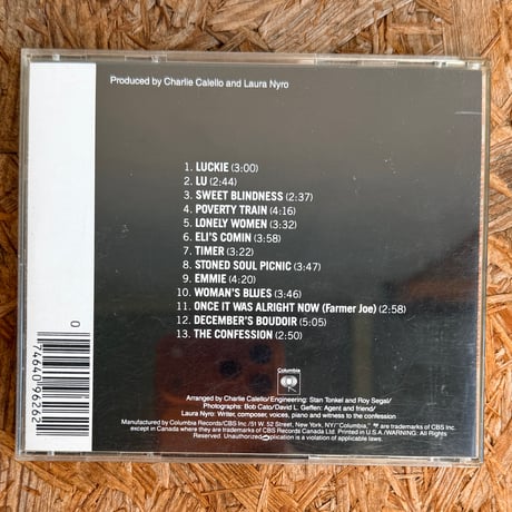 LAURA NYRO / Eli And The Thirteenth Confession