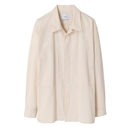 nuterm / Military Pocket Open Collar Shirts