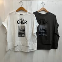 tricot tricot ドルマンフォトTシャツ