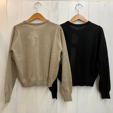 TRANOI.TORA linen knit cardigan