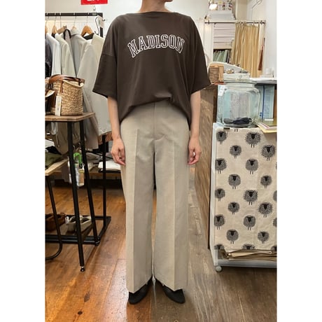 MICA&DEAL “MADISON"ロゴプリントハーフスリーブT-shirt