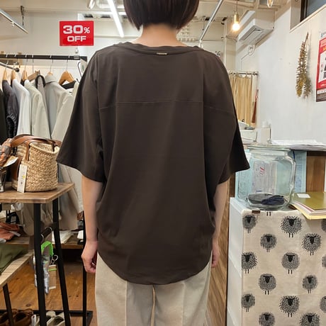 MICA&DEAL “MADISON"ロゴプリントハーフスリーブT-shirt