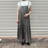 Dignite collier チンツ加工キャミワンピース