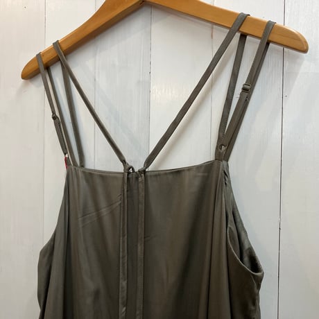 Dignite collier チンツ加工キャミワンピース