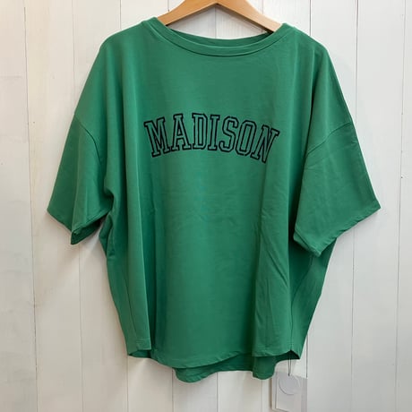 MICA&DEAL “MADISON"ロゴプリントハーフスリーブT-shirt