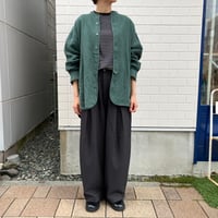RNA-N フレンチリネンスタンドカラーシャツジャケット