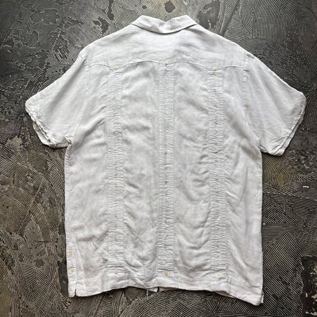 Linen × Rayon Guayabera Shirt