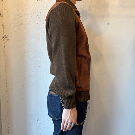 Suede×Knit Jacket