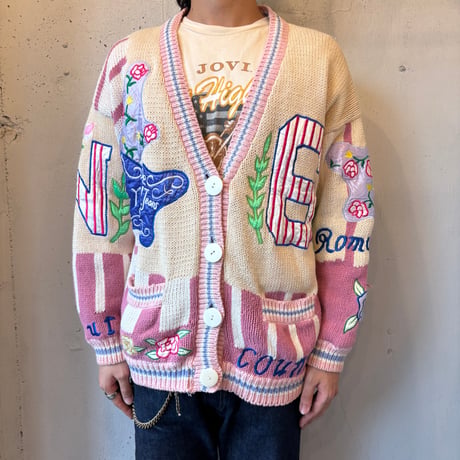 NO! JEANS Ramie×Cotton Hand Knit Cardigan