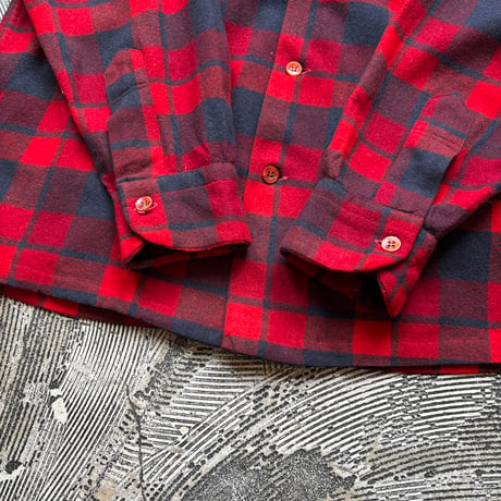 70s Pendleton Wool Plaid Loop Shirt