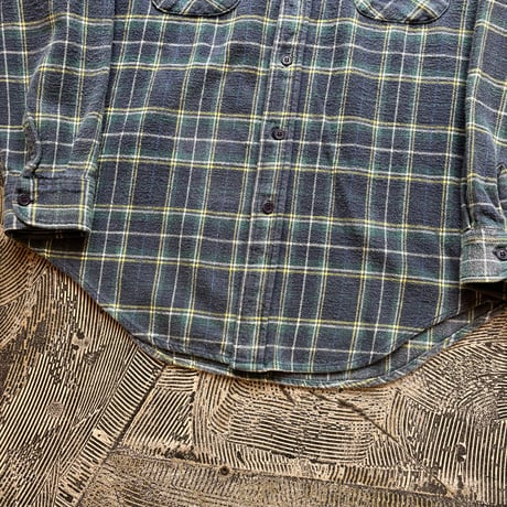 80-90s Dickies Cotton Heavy Flannel Shirt