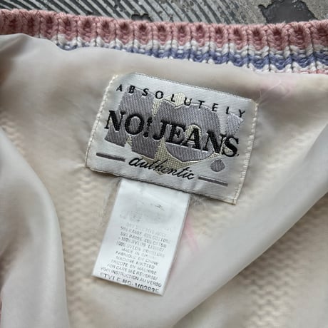 NO! JEANS Ramie×Cotton Hand Knit Cardigan