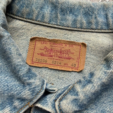 80s Levi's 70506-0214 Denim Jacket MADE IN USA