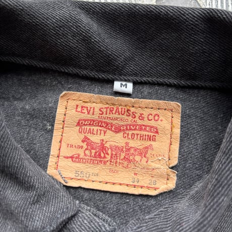 Patchwork Remake Black Denim Jacket