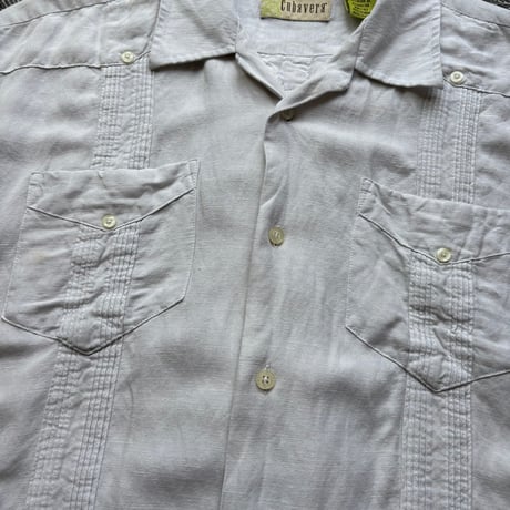 Linen × Rayon Guayabera Shirt