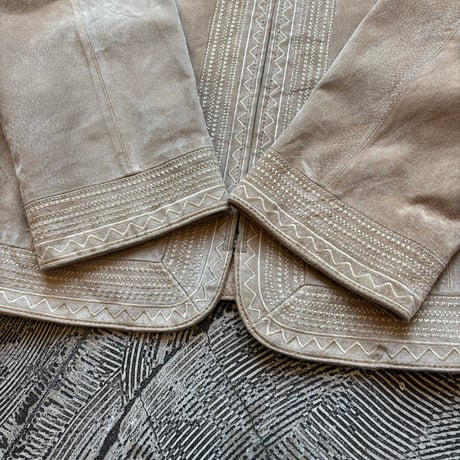 Embroidery Suede Jacket