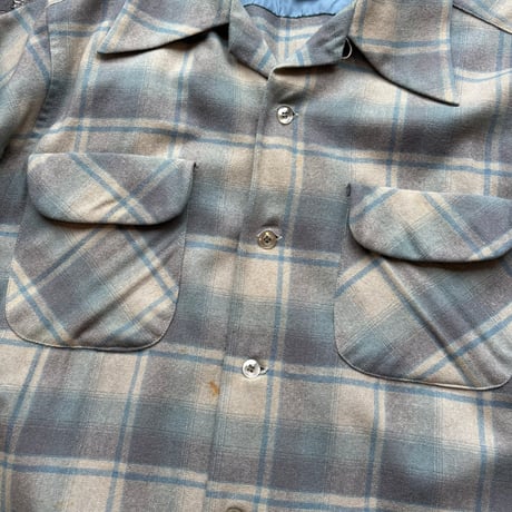 70s Pendleton Wool Plaid Loop Shirt