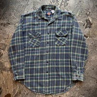 80-90s Dickies Cotton Heavy Flannel Shirt