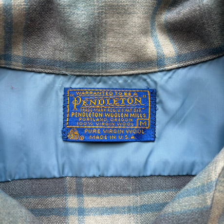 70s Pendleton Wool Plaid Loop Shirt