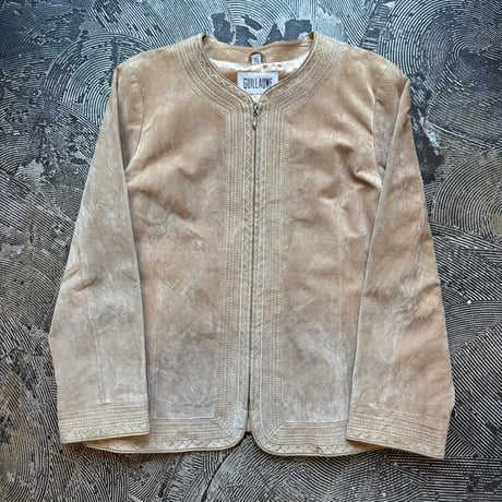 Embroidery Suede Jacket