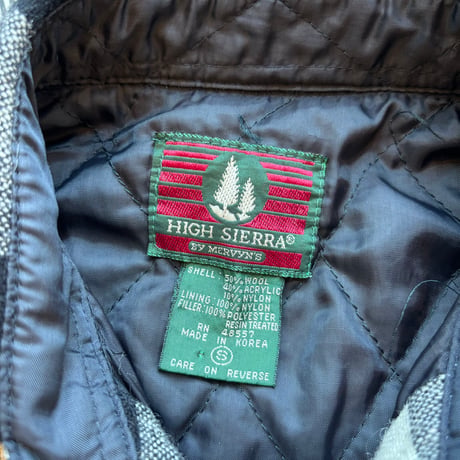 80s High Sierra by Mervyn's Quilting Lined Shirt