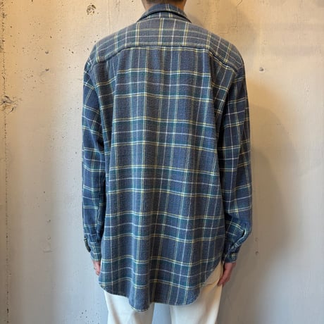 80-90s Dickies Cotton Heavy Flannel Shirt